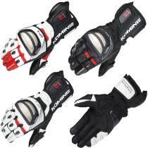 Motorcycle long-style gloves titanium alloy riding full leather touch screen riding gloves anti-fall locomotive gloves GK-212