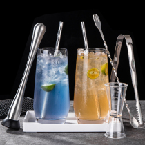 Mojito mojito cup Cold drink Colin cup Fruit tea mixing combination Glass cocktail Bartending tool set