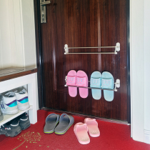 Drag shoe rack anti-theft door magnetic frame space saving ultra-thin economical non-hole artifact storage shoe rack storage rack