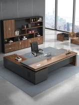 Big class boss desk simple modern president desk manager supervisor table and chair combination big class boss furniture