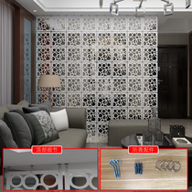 Living room simple modern carved hanging screen beauty salon blocking bedroom folding removable waterproof porch partition