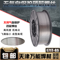 Gasless self-protection welding wire E71T-GS flux cored welding wire 5 kg two protection welding machine gasless self-protection welding wire 1 0