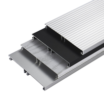 Cabinet aluminum skirting black kitchen skirting board 11CM floor cabinet panel kitchen cabinet bottom baffle