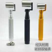 Wallpaper Wallpaper wall cloth Glossy textured stainless steel pressure gap pressure wheel seam roller double bearing