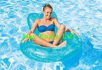 Original INTEX ring fluorescent floating row adult floating bed water sports swimming rest recliner 56830