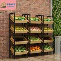 Supermarket fruit shelf display rack vegetable fruit shop 100 Orchard shelf head Display rack promotion table