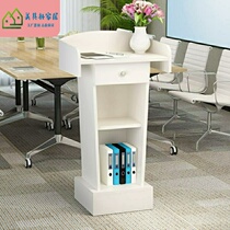  Training desk Classroom desk Economical simple modern small creative teacher speech host desk Reception school