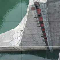 Water pool measuring ruler observation ruler marking scale water level measuring height reflective water level gauge benchmark durable signage