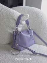 Briskerblack Fairy Iris purple pillow Baotou layer cowhide a pack of 5 fashionable niche original design