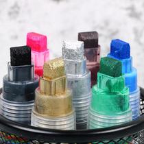 Flysea large capacity paint pen tire marker color DIY wide stroke brush can be added ink