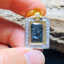 Thai Specialty Genuine Dragon Pagoda 2505 Nam Croak Mini Modular Necklace Pendant for Men and Women