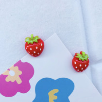 2 strawberries cute creative small pushpins message note stickers felt cork wood wall decoration nails