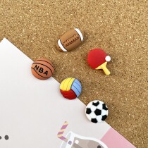 5 Basketball Football Creative Sports pushpins kindergarten photo wall decoration color photo wall felt