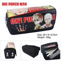 Anime one punch Superman Jenos pen bag wallet blow male Saitama large capacity student stationery pencil storage box