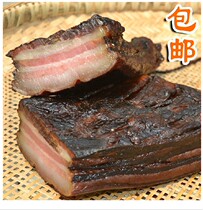Hunan bacon smoked five-flower bacon handmade local bacon bacon 500g Non-Sichuan Hubei