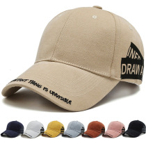 Hat men and women Korean version of sunscreen baseball cap tide Joker fashion cap autumn and winter sun hat black sun hat