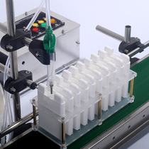 Intelligent automatic conveyor belt single head liquid peristaltic pump sub-pack induction filling machine essential oil color paste perfume aromatherapy