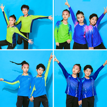 Autumn and winter quick-drying badminton uniforms boys and girls table tennis uniforms childrens tennis sports suits long-sleeved tops and trousers