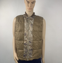 Border patrol camouflage coat thickened warm and cold vacuum packing duty cotton clothing Cold area winter down coat
