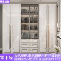 High-gloss wardrobe door custom cloud slate cabinet door custom cabinet door panel new solid wood wardrobe door custom flat door