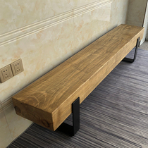 loft industrial wind strip bench brief folk juku for home log TV cabinet retro creative rest short bench