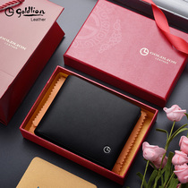 Kinley to wallet mens short dermis leather designer leather wallet 2021 new leather bag Valentines Day gift to boyfriend