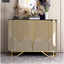 Italian light luxury entrance cabinet home shoe cabinet art decoration end View Hall Cabinet simple dining side decoration cabinet