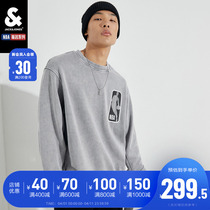 Jack Jones Spring Mens Jersey NBA Joint Fashion Trends Casual Doing Old Mill White Personality Design Weaters