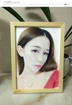 Hand-painted sketch portrait real person avatar painting photo color lead painting generation drawing sketch portrait custom couple painting
