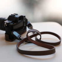 Quick release buckle camera strap Leica Sony Fuji X-S10 XT4 real cowhide micro single cowhide lanyard