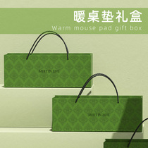 (Warm table pad gift box) heated mouse pad heating table pad desktop computer heating pad hand warming table pad