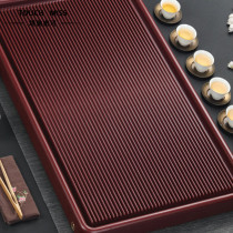 Touch Miss Chinese imported Bakelite small tea table Deco red sandalwood red electric Bakelite tray light luxury wood tea tray