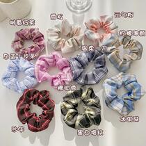 ins Net red Hairband simple wild cute female hair rope fabric headgear ball head leather band Korean hair accessories