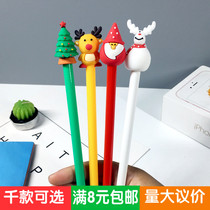 Childrens Day gift Korean creative cute deer water pen Student girl heart carbon pen Cartoon Christmas neutral