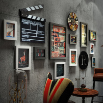 Retro bar background wall decoration creative industrial style barber shop wall pendant restaurant restaurant wall decoration