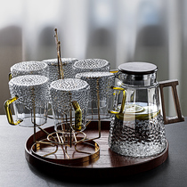 Modern light luxury water cup home set high temperature resistant living room drinking water cup tea cup water set complete family cold kettle