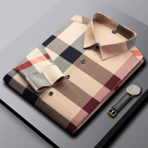 Paul counter long sleeve shirt men summer thin 2021 plaid shirt big brand stripe casual spring and autumn coat tide