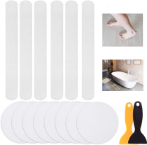 Spot cross-border Amazon bathroom non-slip patch bathtub non-slip strip stairs steps transparent PEVA non-slip tape