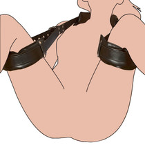 Easy Access Portable Thigh Restraint Sling Body Faux Leather