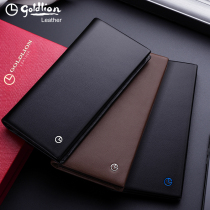 Ginley Comes To Wallet Mens Money Mens 2022 New Genuine Leather Wallet Youth Slim Fashion Business Bull Leather Money Clip