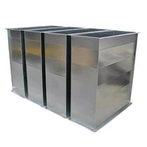 Stainless steel common plate angle iron flange ventilation pipe Galvanized white iron smoke exhaust dust purification air conditioning exhaust pipe