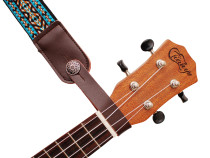 The original Daisy leather piano headband is universal for all models of ukulele and guitar strap buckles