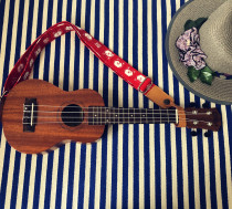 Original  Serious Mr Shiba Inu Ukulele Strap Travel Guitar Childrens Guitar Strap