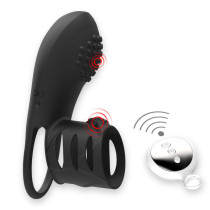 Jiuxing male supplies charging lock ring USB charging wireless remote control for men and women sharing adult sex toys