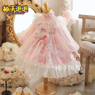 taobao agent Children's clothing, small princess costume, woolen dress, halloween, Lolita style, cosplay