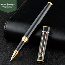  Hero signature pen Official 979 business high-end metal orb pen black water pen for men and women signature pen replaceable refill enterprise custom logo free lettering
