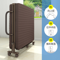 Simple folding bed single bed lunch break folding portable office lounge chair lunch bed 1 2 m escort camp bed