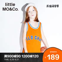  little moco Childrens clothing Summer childrens vest Casual sports style football vest Boys and girls jersey