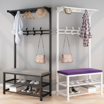 Shoe stool Shoe cabinet Household hanger One-in-one entrance entrance Multi-function can sit to receive soft bag cushion shoe rack