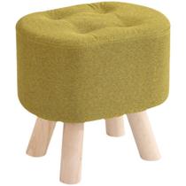 Comfortable stool upholstered home foot stool leg sofa small stool soft seat Office feeding dwarf stool change shoes